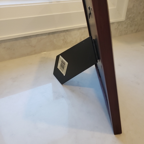 Umbra cherry wood picture frame that can be hung or stood up, fits 5 pictures - Picture 2 of 6